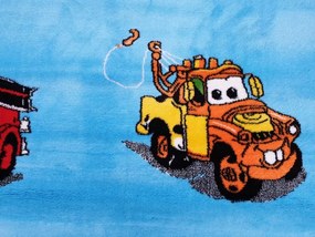 Autók Kék Verdás Autós Gyerekszőnyeg Villám McQueen