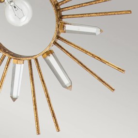 Gilded Nola Sun King GN-SUN-KING-P-G Függőlámpa 1x60 W/E27
