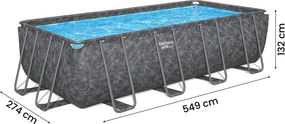 Kerti medence vázas kivitelben 11 az 1-ben, 549x274x132cm | Bestway