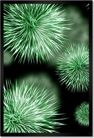 Poszterek keretben 40x60 Vírus Makro Közelkép