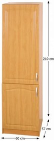 Konyhai élelmiszeres szekrény Leite S60LO. 788695