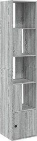 vidaXL szürke sonoma színű szerelt fa könyvespolc 40 x 36 x 189 cm
