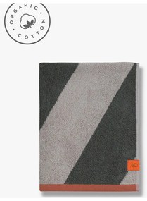 Khaki frottír bio pamut fürdőlepedő 70x133 cm Diagonal – Mette Ditmer Denmark