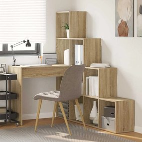 Sarokíróasztal sonoma tölgy 101,5 x 149,5 x 149,5 cm Faanyag