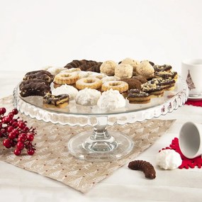 Üveg tortatartó tálca – Orion