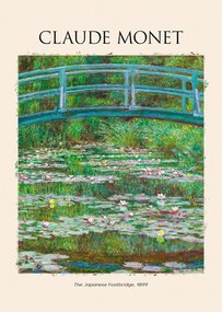 Claude Monet Japán Híd Poszter 30x40cm #412