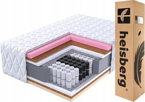 Zsebes matrac Paul 160x200 visco 4 cm kókusz latex Heisberg