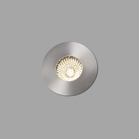 FARO GRUND kültéri beépíthető lámpa, rozsdamentes acél (inox), 3000K melegfehér, beépített LED, 7W, IP67, 70728