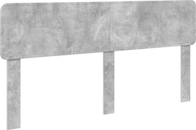 vidaXL Fejtámla Beton Szürke 200 cm Faanyag