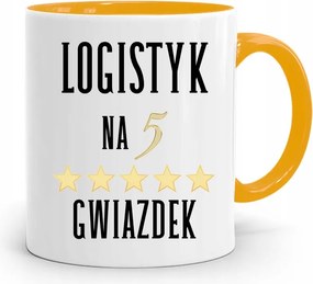 Logisztikai Bögre Sárga Születésnapi Ajándék fényképes nyomtatással