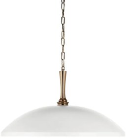 Kichler KL-DELAROSA-P-WH - Csillár láncon DELAROSA 1xE27/60W/230V fehér/réz