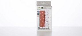 Bubaba muslin pelenka 70x70 cm (2 db)-Red