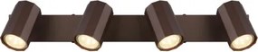 Globo 57919-4 Mennyezeti spotlámpa fém bronz színű matt, alumínium bronzszínű matt, HxSzxM: 530x60x145mm, 4x GU10 25W 230V izzók nélkül