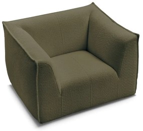 Zöld buklé fotel Giorgia – Bobochic Paris