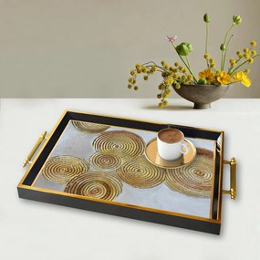 Üveg tálca, 38×24 cm – TPA9846