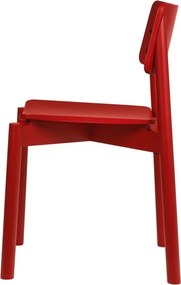 Piros rakásolható étkezőszék Wem – noo.ma