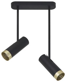 Spotlámpa PORTO 2xGU10/10W/230V fekete