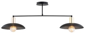 EMIBIG 1320-2 SPIRIT Loft Mennyezeti Lámpa Fekete E27 IP20