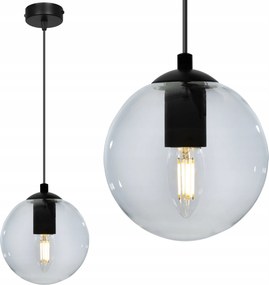 Mennyezeti Lámpa Függő Csillár Egyetlen Üveg Gömb Konyhába Nappaliba