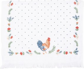 Fehér konyhai törölköző csappal 40x66 cm