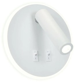 LED Fali spotlámpa IRIS LED/12W/230V 3000K fehér