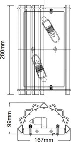Kichler CRYSTAL SKYE KL-CRYSTAL-SKYE2 Fali lámpa 2x3,5W/G9 320LM IP44