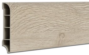 Vinyl SPC padlószegély Monte Carlo tölgy 2400x60x12 mm