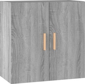 vidaXL szürke sonoma színű szerelt fa faliszekrény 60 x 30 x 60 cm