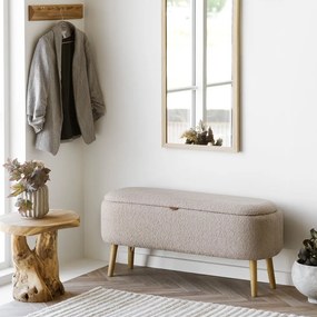 Bézs buklé pad Harlow – House Nordic