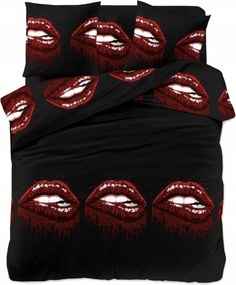 Mikroszálas ágynemű ROUGEA fekete Ágyneműhuzat mérete: 70 x 80 cm | 140 x 200 cm