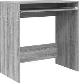 vidaXL Asztal fiókkal Szürke Sonoma 77,5 x 43 x 79 cm Faanyag