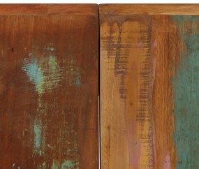 tömör újrahasznosított fa étkezőasztal 140 x 70 x 75 cm