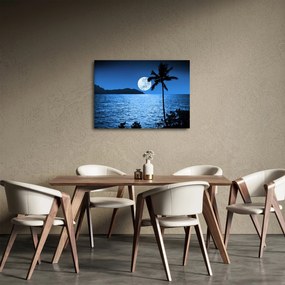 Kép - Hold a tenger felett (70x50 cm)