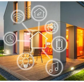 RGB LED szalag Wi-Fi, dimmelhető, zene funkcióval, LED/16W/230V, 5 m, Tuya