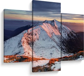 Kép - Téli hegyi panoráma II. (90x60 cm)