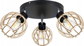 Függő Lámpa plafon mennyezeti csillár Loft Fa