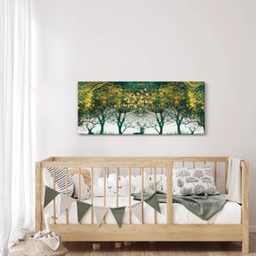 Kép - Szarvas a zöld erdőben (120x50 cm)