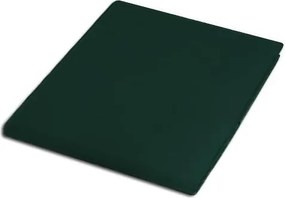 Szatén lepedő gumi nélküli200x220 zöld egyszínű