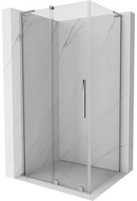 Mexen Velar L, zuhanykabin tolóajtóval 120 x 90 cm, 8mm átlátszó üveg, króm, 871-120-090-03-01
