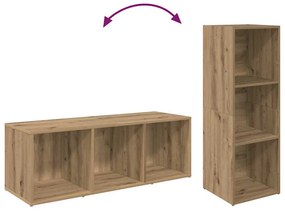 TV szekrény garnitúra 2 pcs kézműves tölgy 107 x 35 x 37 cm