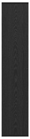 Könyvespolc Musta tammi 132 x 29 x 141.5 cm Faanyag