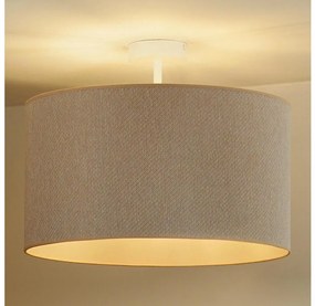 Duolla - Felületre szerelhető csillár ROLLER ECO RECYCLING 1xE27/15W/230V átm. 45 cm krémes