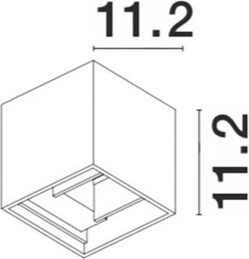 NOVALUCE 747406 COMO Modern Kültéri Fali Lámpa LED IP54