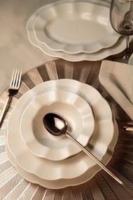 26 részes porcelán étkészlet krém