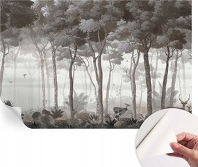 Fotótapéta Fali tapéta Hålószobåba és Nappaliba Erdei mågia 104x70 cm