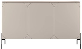 Sonatia háromajtós komód kettő fiókkal 150 cm - kasmír