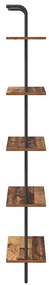 Könyvespolc Régi fa 60 x 24 x 168 cm Faanyag