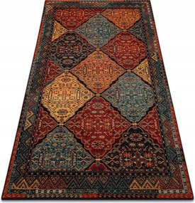 Szőnyeg Lengyelország 170x235 Astoria Romby rubin Gyapjú #POL233