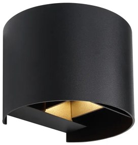 Globo 34168RB - LED Kültéri fali lámpa VERONIKA 2xLED/3W/230V IP44 fekete