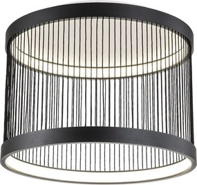 MILAGRO ML0528 GUARDA Ernyős Mennyezeti Lámpa Fekete LED IP20